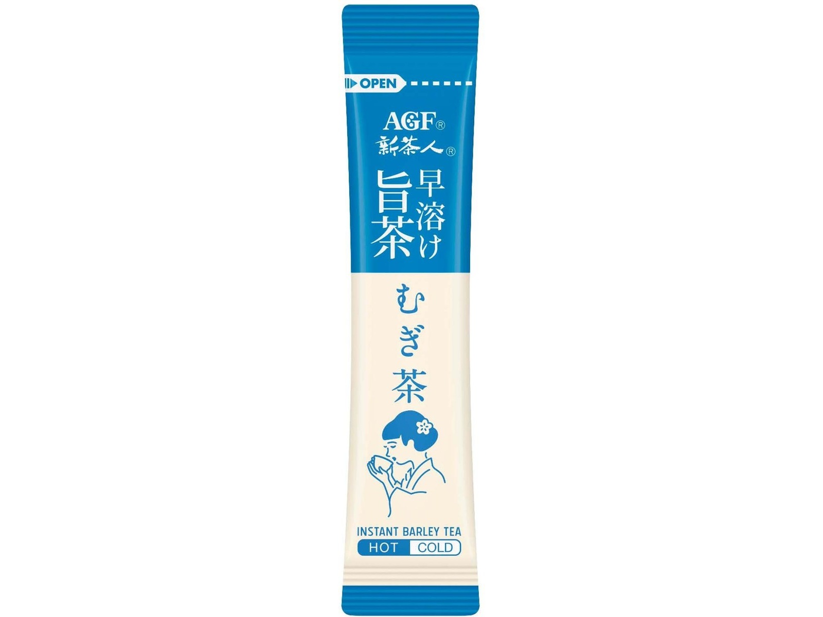 AGF 新茶人早溶け旨茶むぎ茶 100本 | コープこうべネット