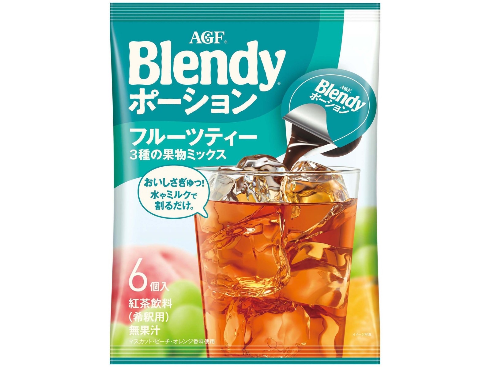 AGF ブレンディポーションフルーツティー3種の果物ミックス 1袋