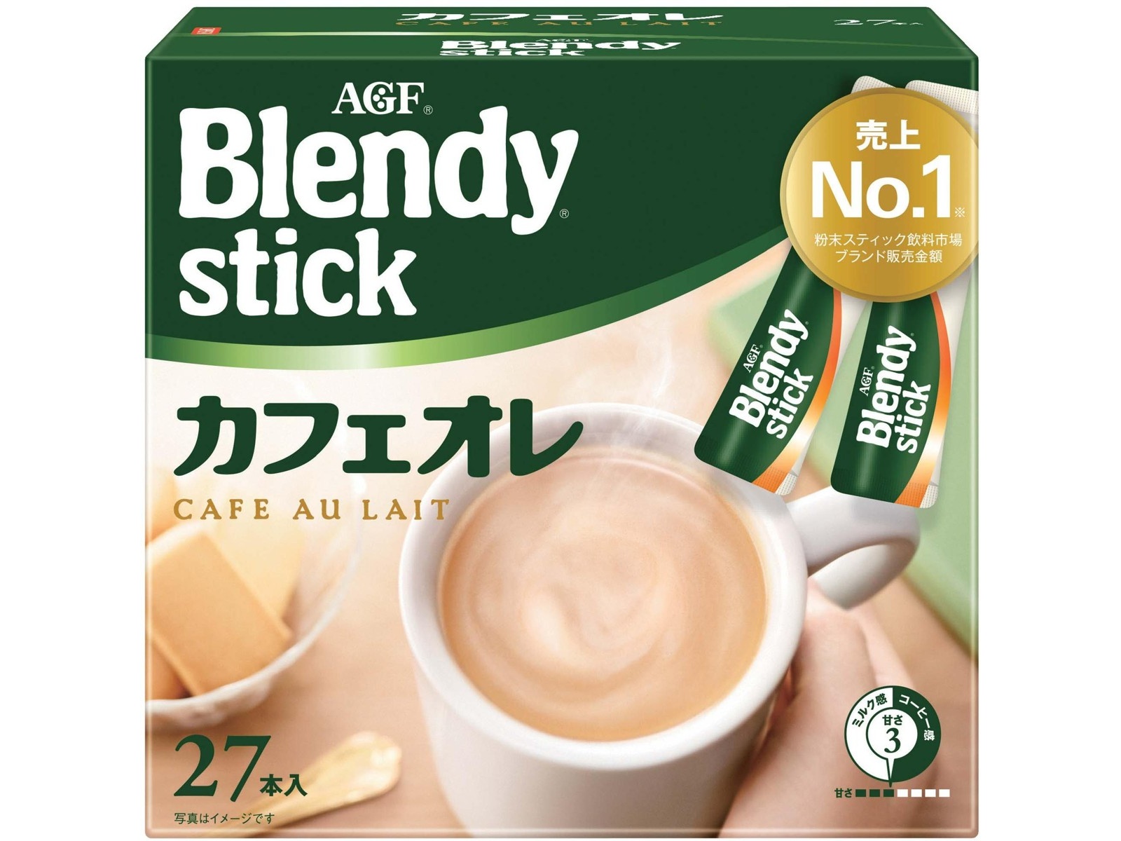 AGF ブレンディスティック カフェオレ 1箱（27本入）| コープこうべネット