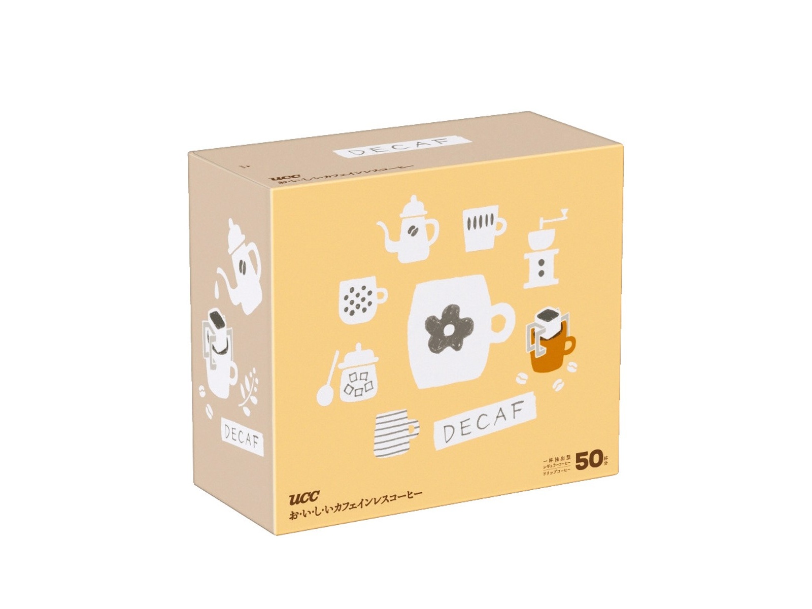 UCC おいしいカフェインレスコーヒー ドリップコーヒー 50袋入