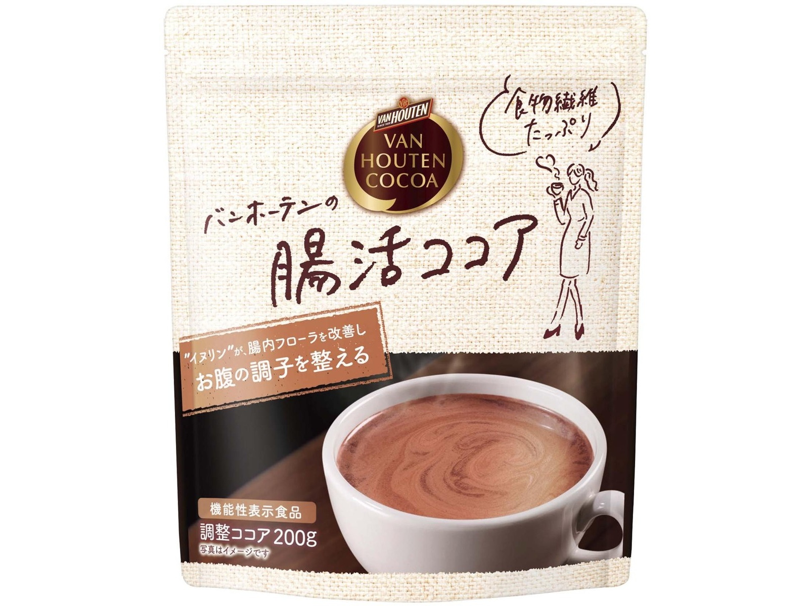 片岡物産 バンホーテン 腸活ココア 200g| コープこうべネット