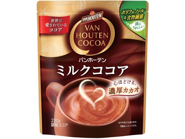 片岡物産 バンホーテン ミルクココア 220g| コープこうべネット