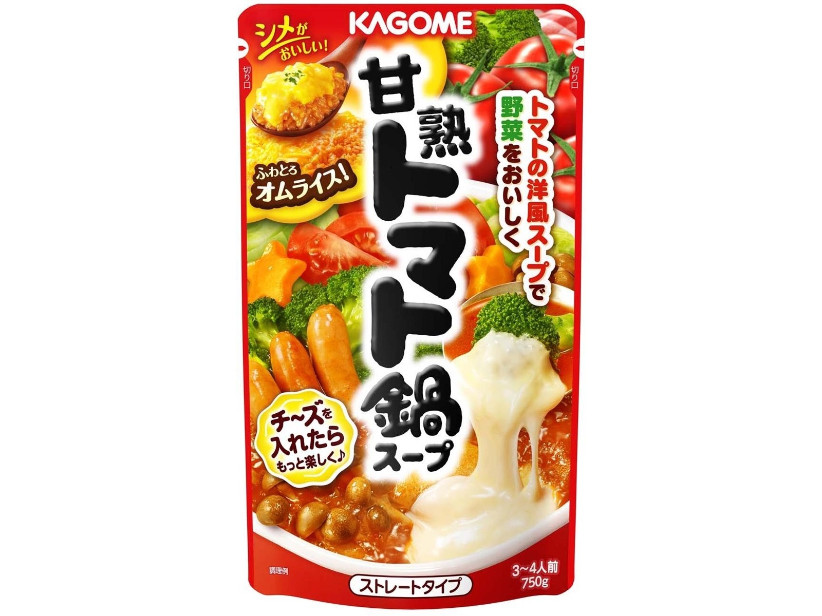 カゴメ 甘熟トマト鍋スープ 3～4人前 | コープこうべネット