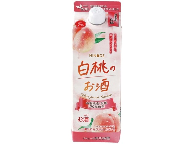 キング醸造 HINODE白桃のお酒 900ml（パック）| コープこうべネット