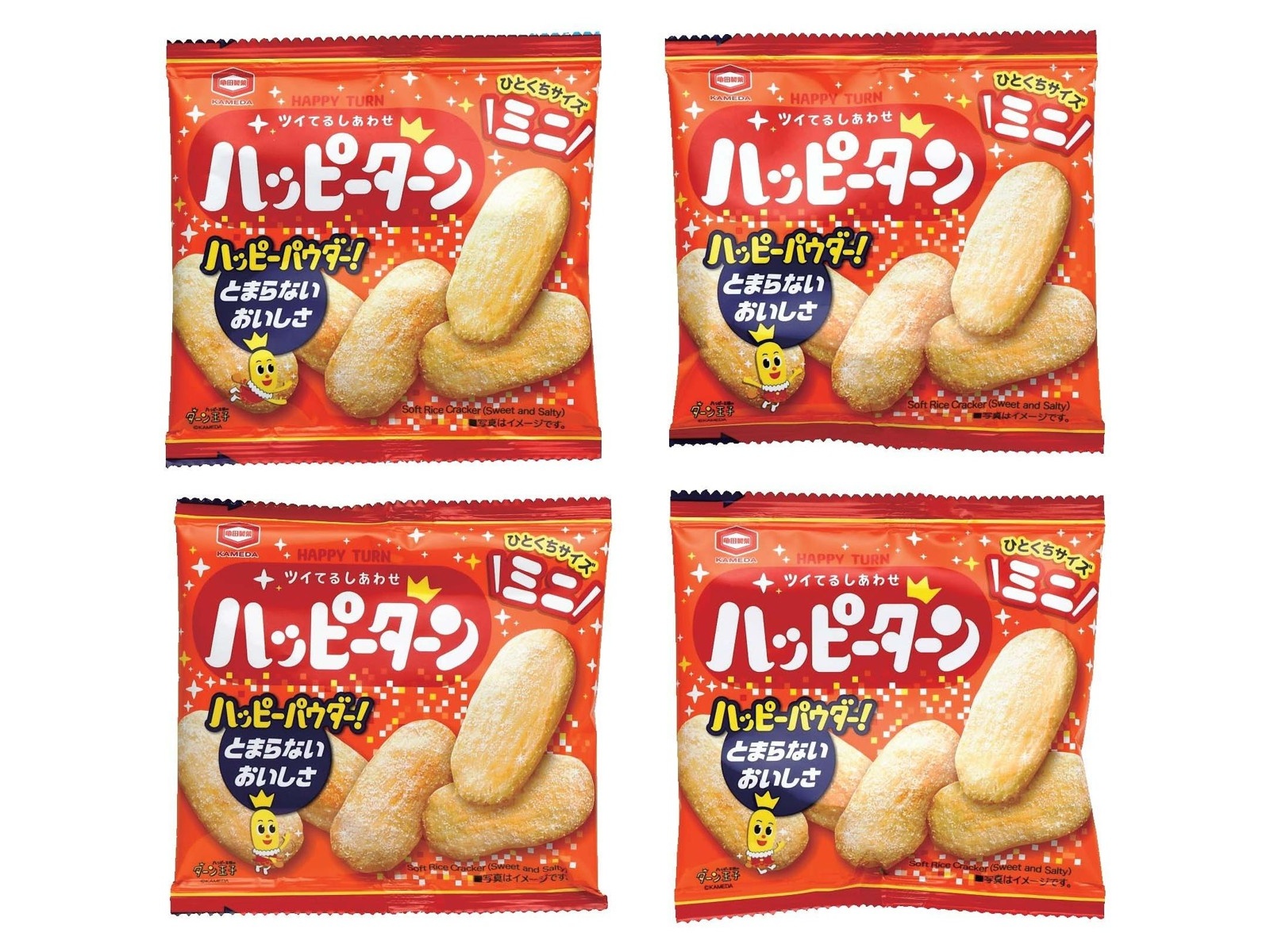 亀田製菓 ハッピーターンミニ 15g×4連 | コープこうべネット
