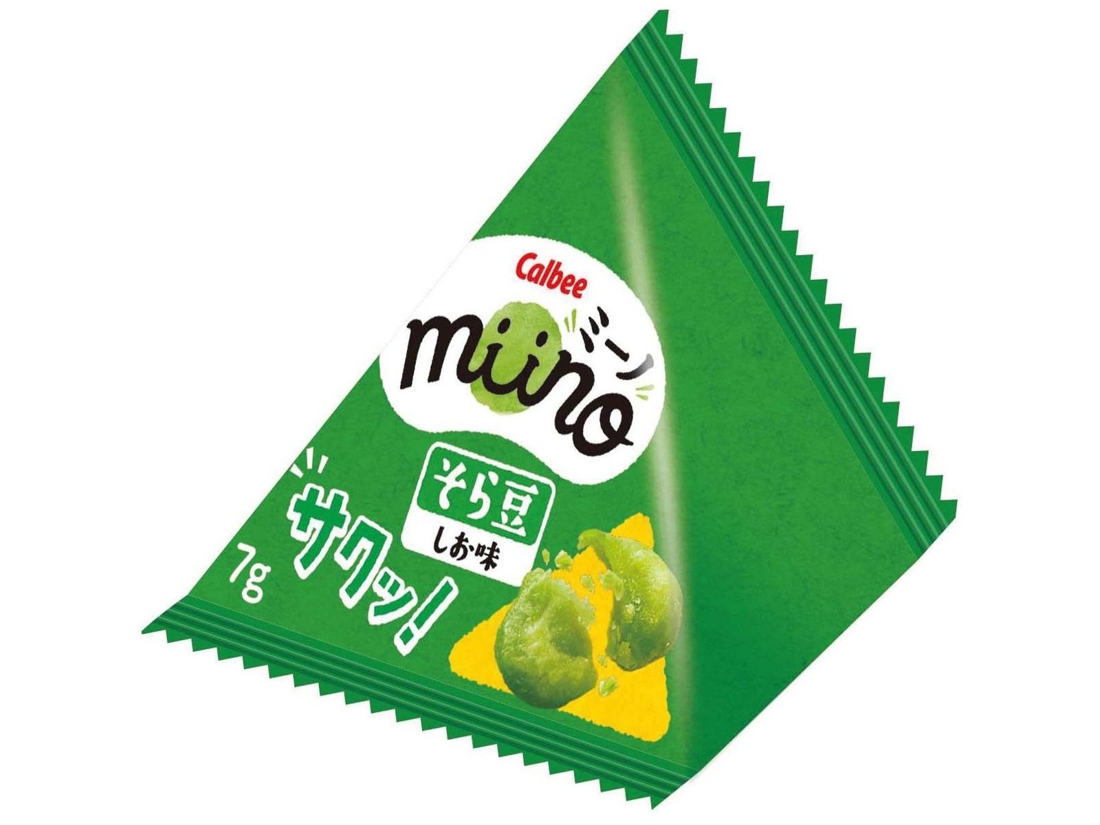 カルビー ミーノそら豆三角パックしお 7g×8袋入| コープこうべネット
