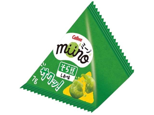 カルビー ミーノそら豆三角パックしお 7g×8袋入| コープこうべネット