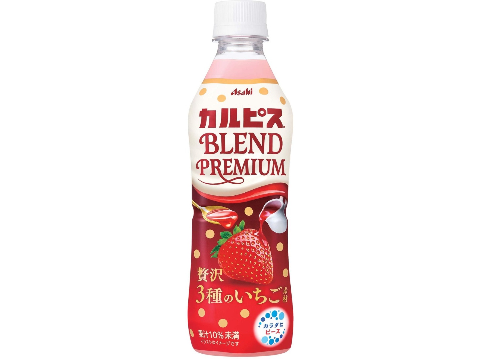 アサヒ カルピスBLEND PREMIUM 贅沢3種のいちご素材 430ml アサヒ カルピスBLEND PREMIUM 贅沢3種のいちご素材 430ml