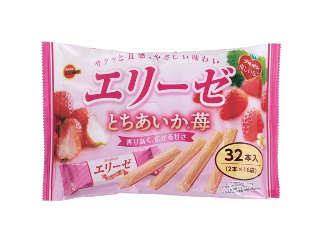 ブルボン エリーゼとちあいか苺 32本入（2本×16袋入）| コープ