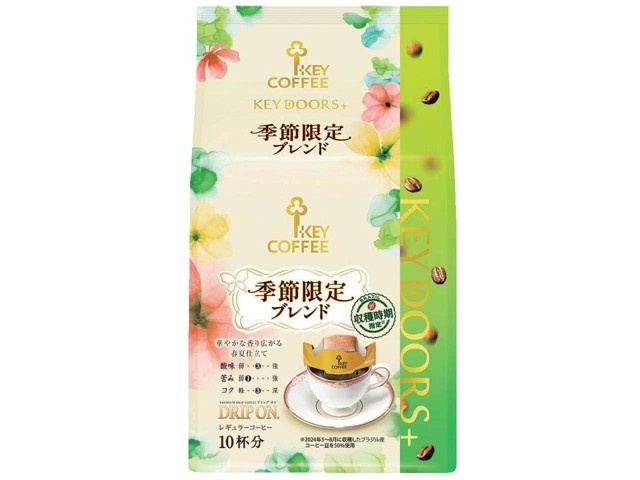 キーコーヒー KEYDOORS＋ドリップオン季節限定ブレンド 1袋(8g