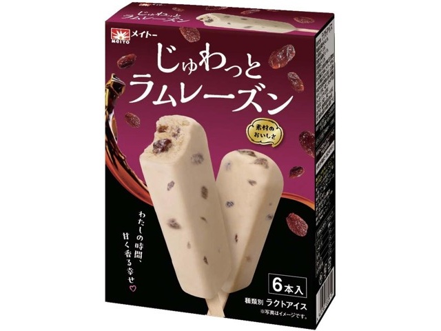 アイス 協同乳業 じゅわっとラムレーズン 1箱（40ml×6本入）| コープこうべネット