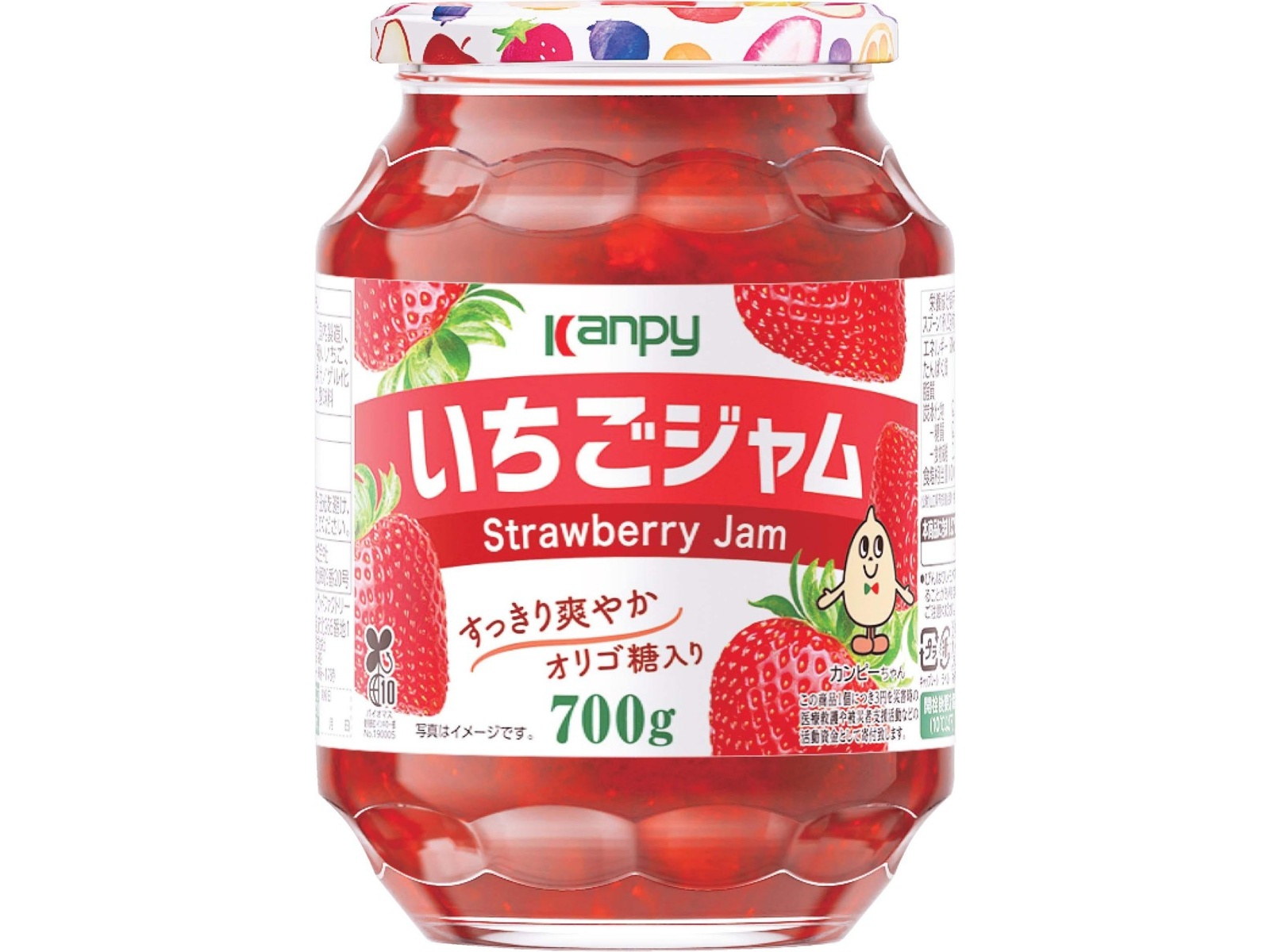 いちごジャム JAS特級 低糖度 カンピー いちごジャム280g