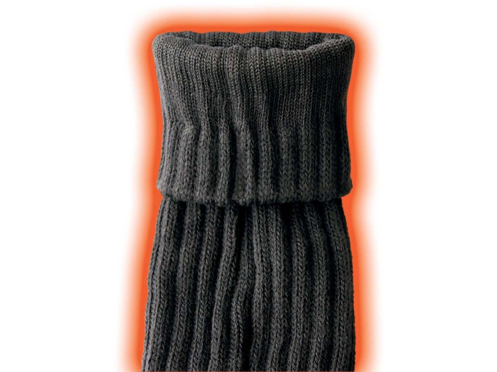 桐灰 足の冷えない不思議なもこもこソックス ハイソックスもこもこ厚手