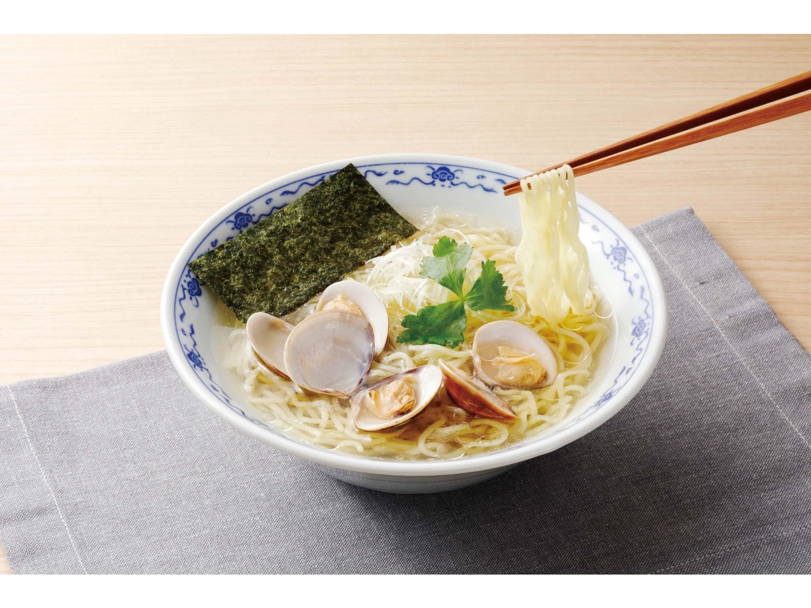 クリエイト だし麺 千葉県産はまぐりだし塩ラーメン 2人前