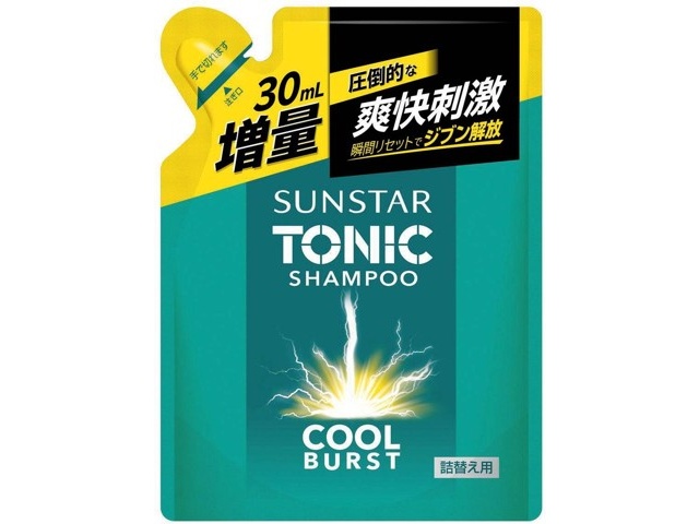 サンスター トニックシャンプーCOOL BURSTつめかえ用増量品