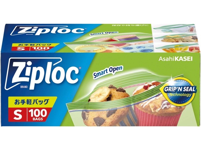 旭化成 ジップロックお手軽バッグS 100枚入| コープこうべネット
