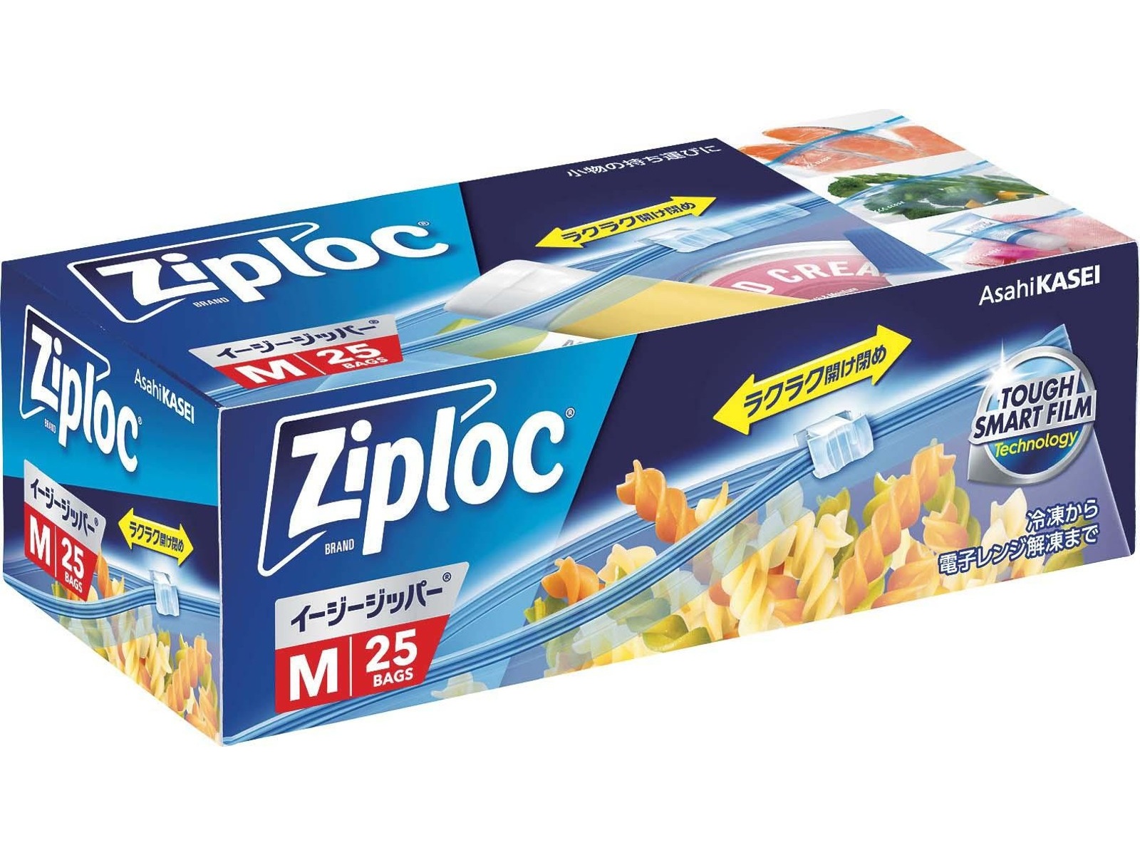 旭化成 ジップロックイージージッパーM 25枚入| コープこうべネット