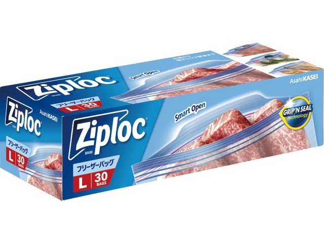 旭化成 ジップロックフリーザーバッグL 30枚入| コープこうべネット