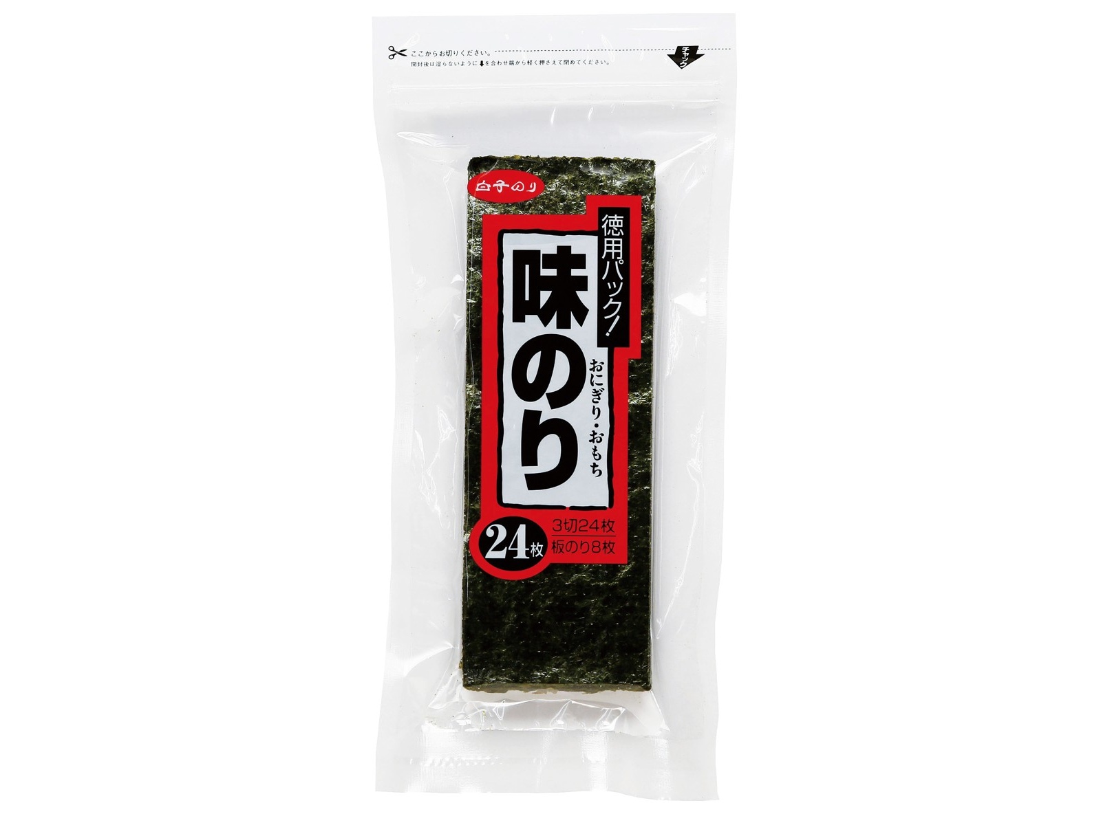 白子のり 味のりおにぎり 3切24枚入 | コープこうべネット