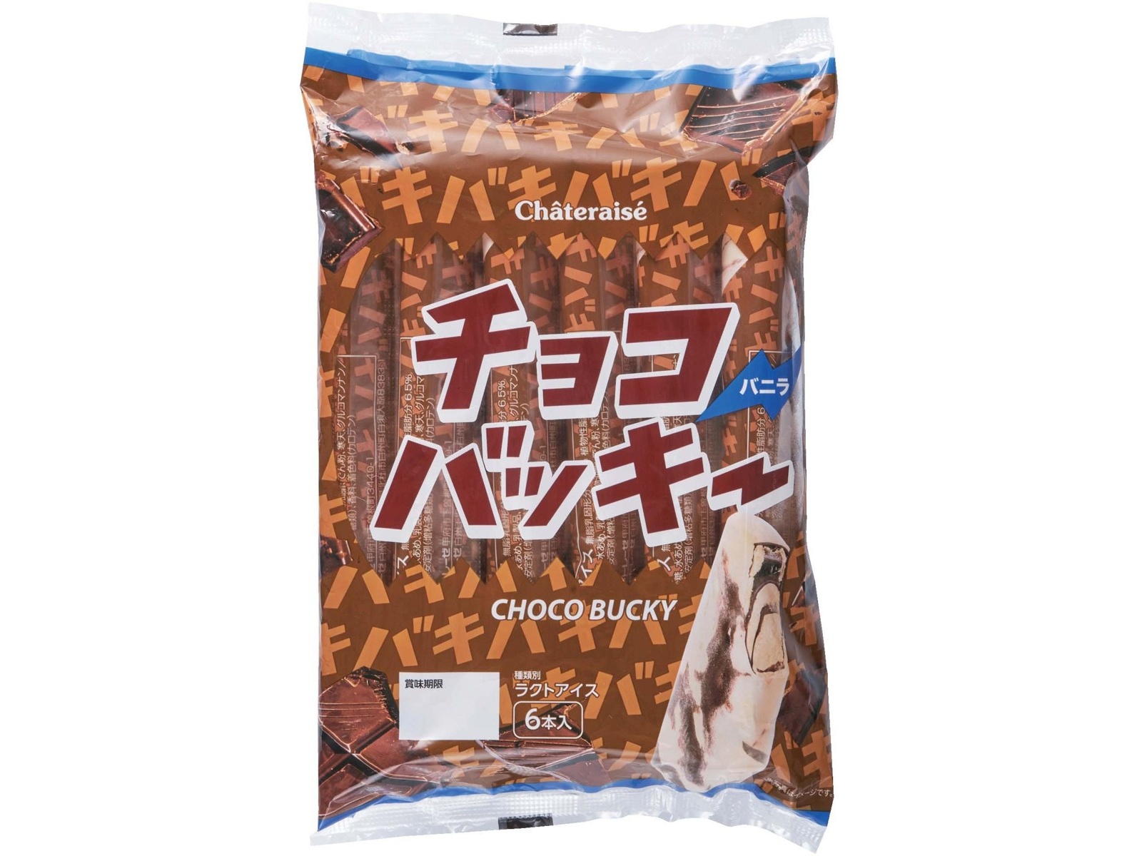 シャトレーゼ チョコバッキー バニラ 1袋（66ml×6本入）| コープこうべ