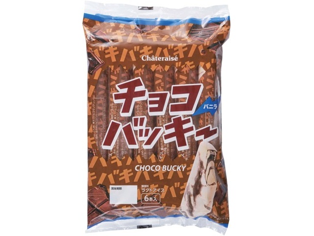 シャトレーゼ チョコバッキー バニラ 1袋（66ml×6本入）| コープ
