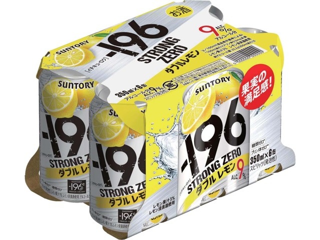 サントリー －196ストロングゼロダブルレモン 350ml×6缶組