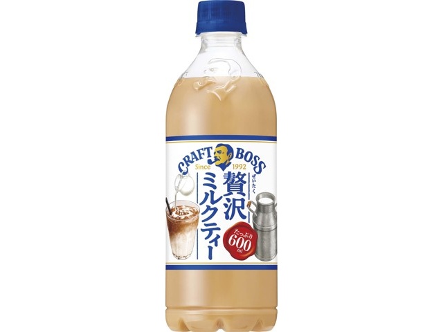 ミルクティー☆スープ サントリー クラフトボス 贅沢ミルクティー 600ml| コープこうべネット