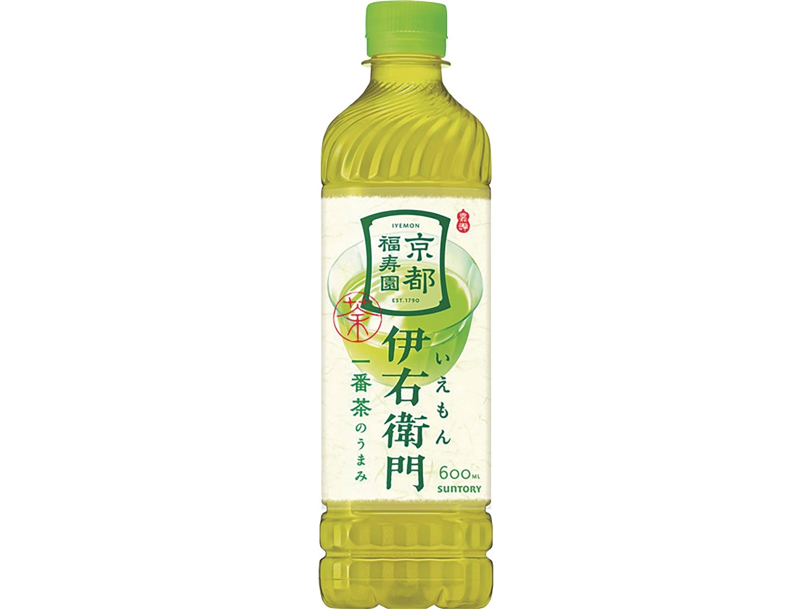 サントリー 伊右衛門 ラベルレス 1箱(600ml×24本入)| コープこうべネット