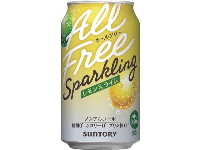 サントリーウイスキー コープこうべ 70周年記念 サントリー オールフリースパークリングレモン＆ライム 350ml（缶