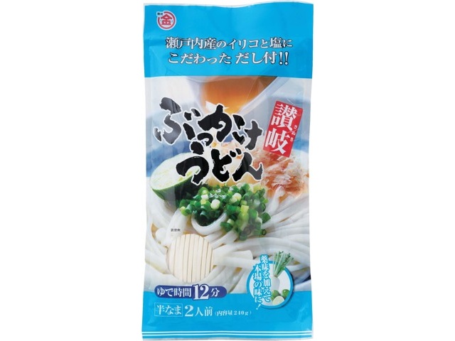 マルキン 讃岐ぶっかけうどん 半生タイプつゆ付 2人前| コープ
