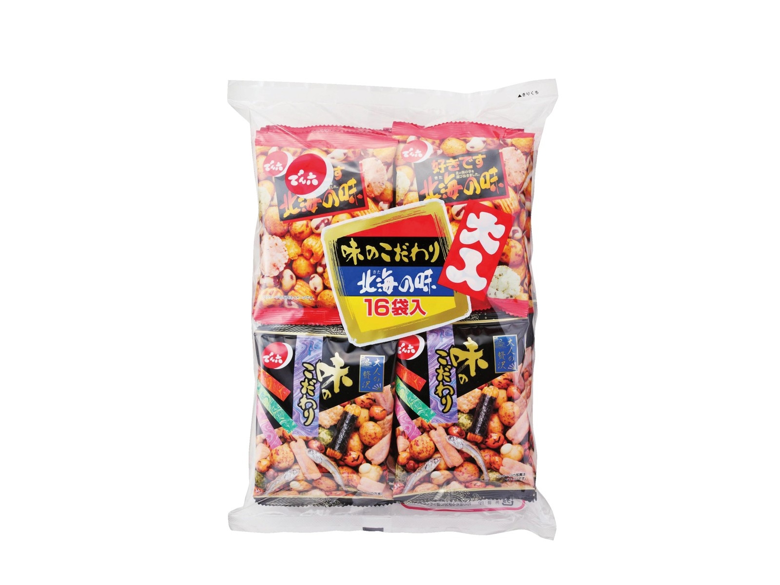 でん六 大入16袋ペアパック 16袋入（336g）| コープこうべネット