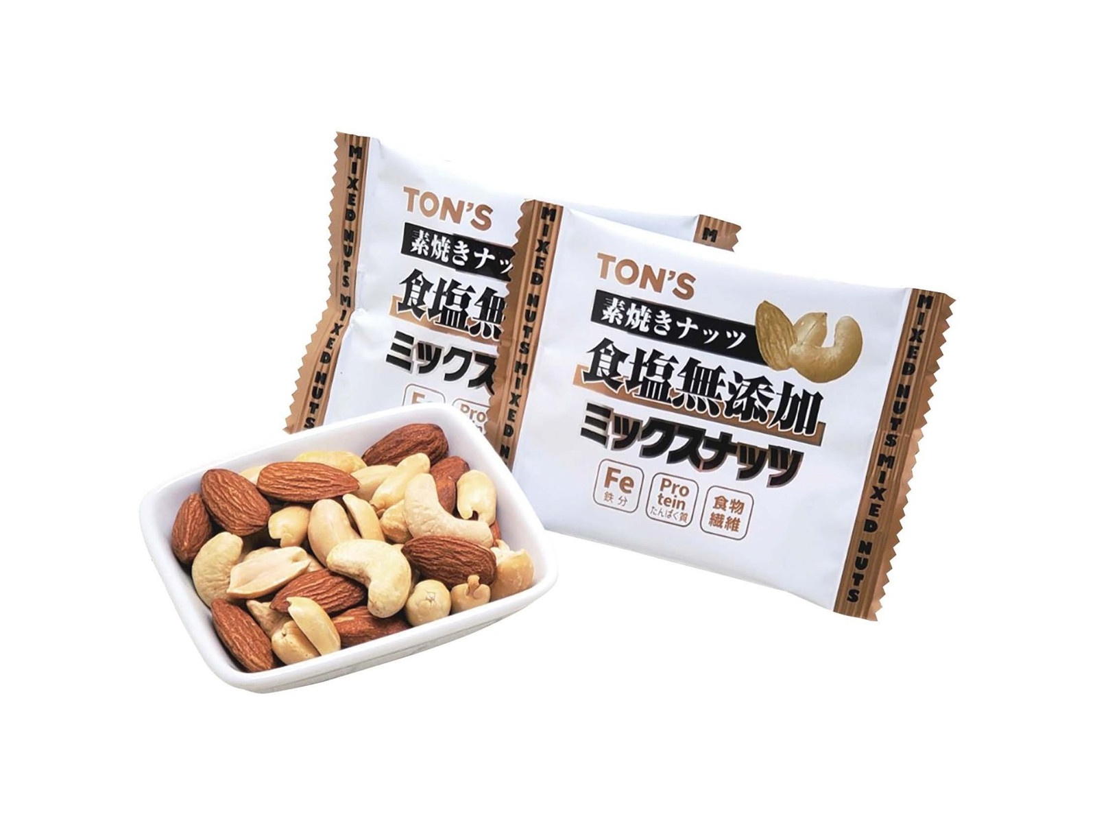 トン 素焼き食塩無添加ミックスナッツ 1箱（13g×25袋入） | コープ