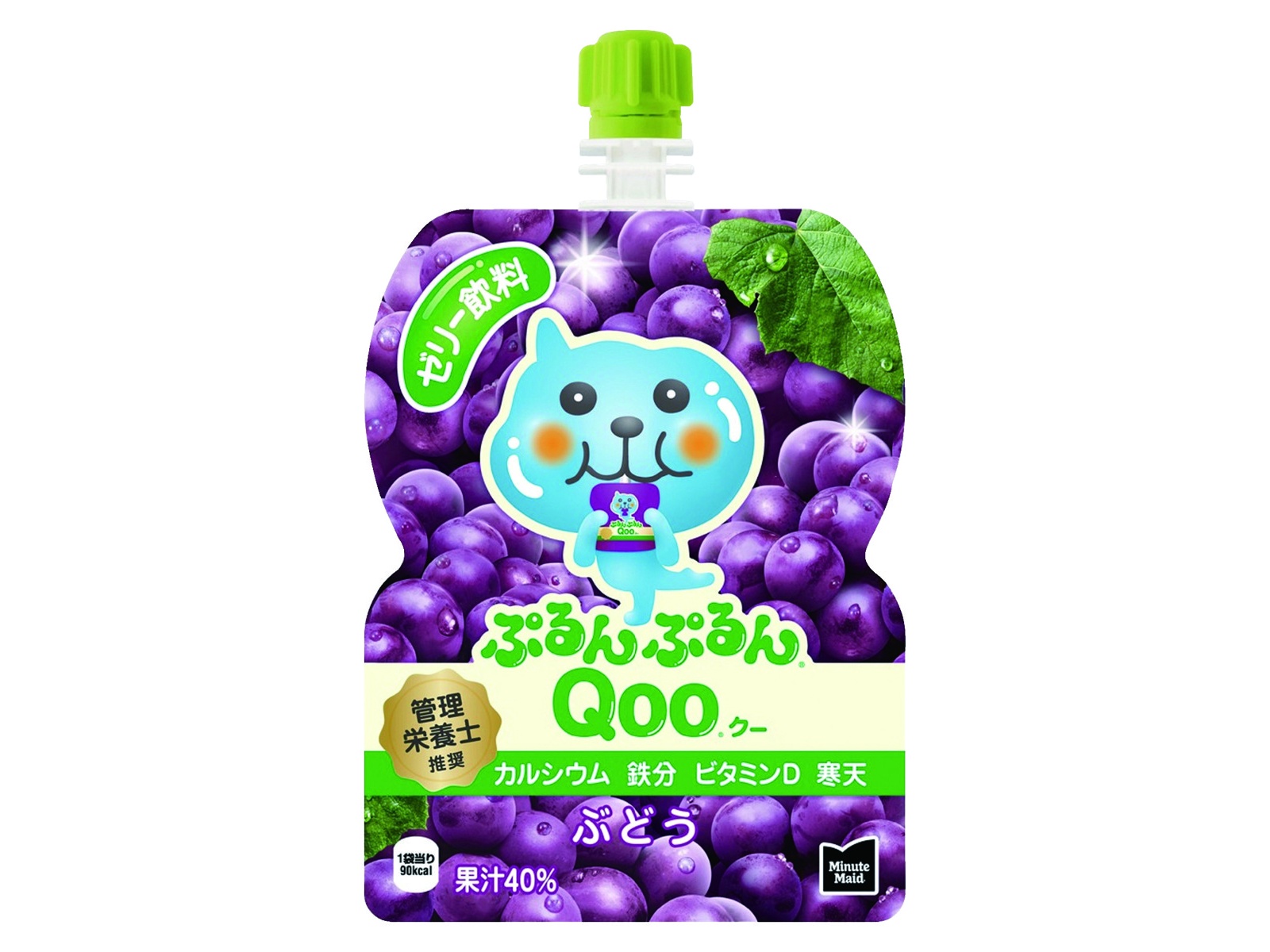 コカ・コーラ ミニッツメイド ぷるんぷるんQooぶどう 125g×6コ組