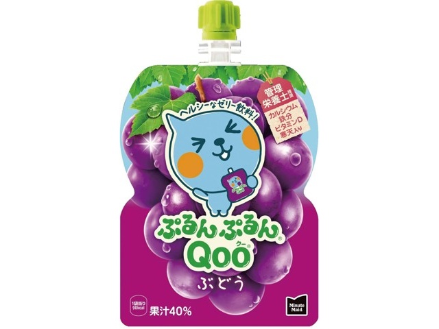 コカ・コーラ ミニッツメイド ぷるんぷるんQooぶどう 125g×6コ組