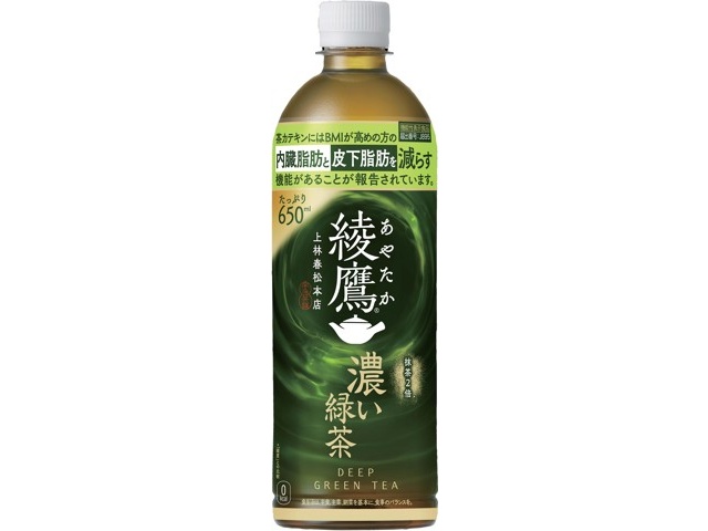 コカ・コーラ 綾鷹濃い緑茶 1箱(650ml×24本入)| コープこうべネット