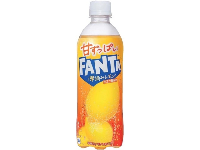 コカ・コーラ 甘ずっぱいファンタ早摘みレモン 490ml| コープ