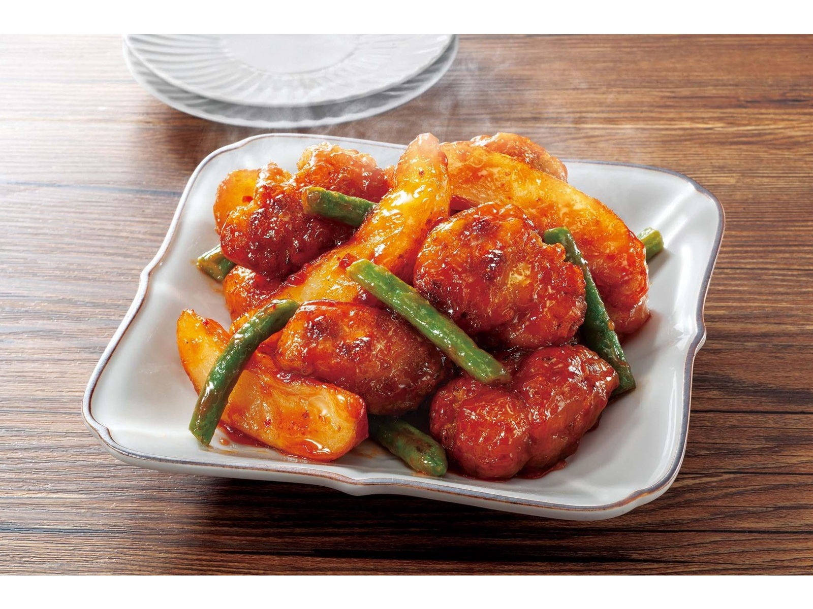 韓国　河回（ハヘ）暇面　양반（ヤンバン） ヤンニョムチキン弁当 – HARAPEKOBU