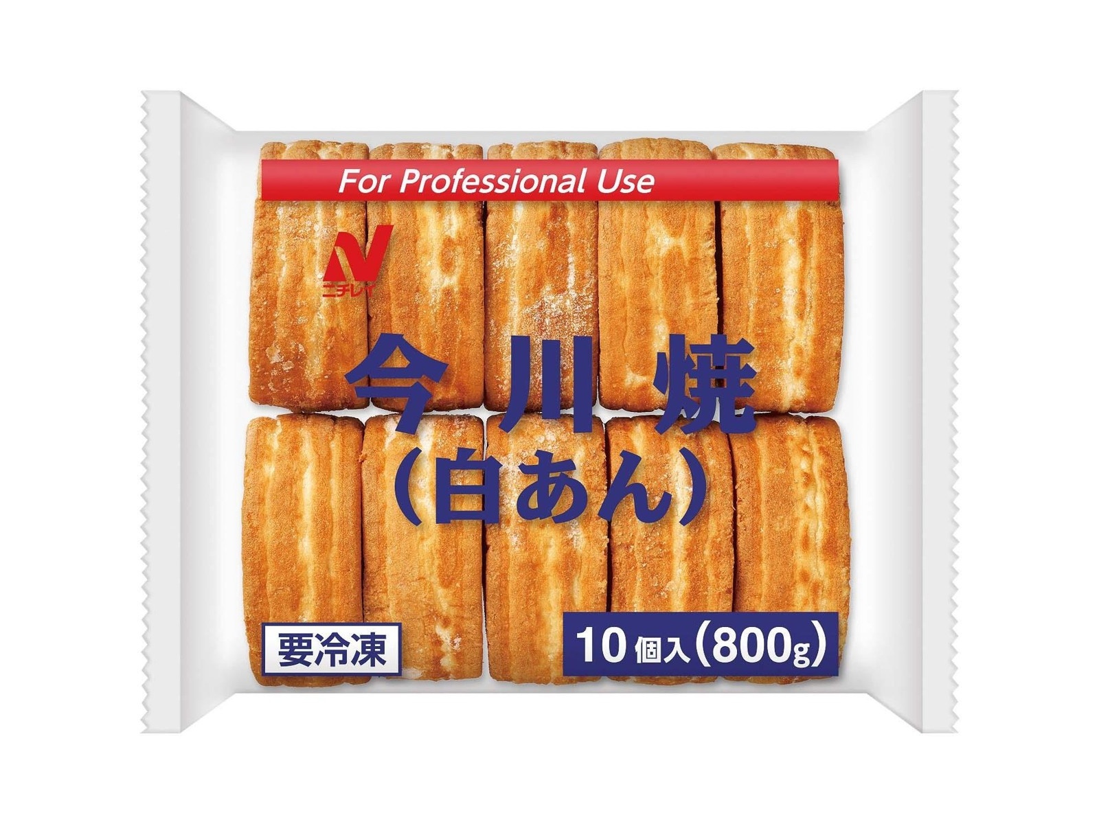 激レア缶バッチ！！オフィス北野 （ニチレイ 業務用今川焼（白あん 