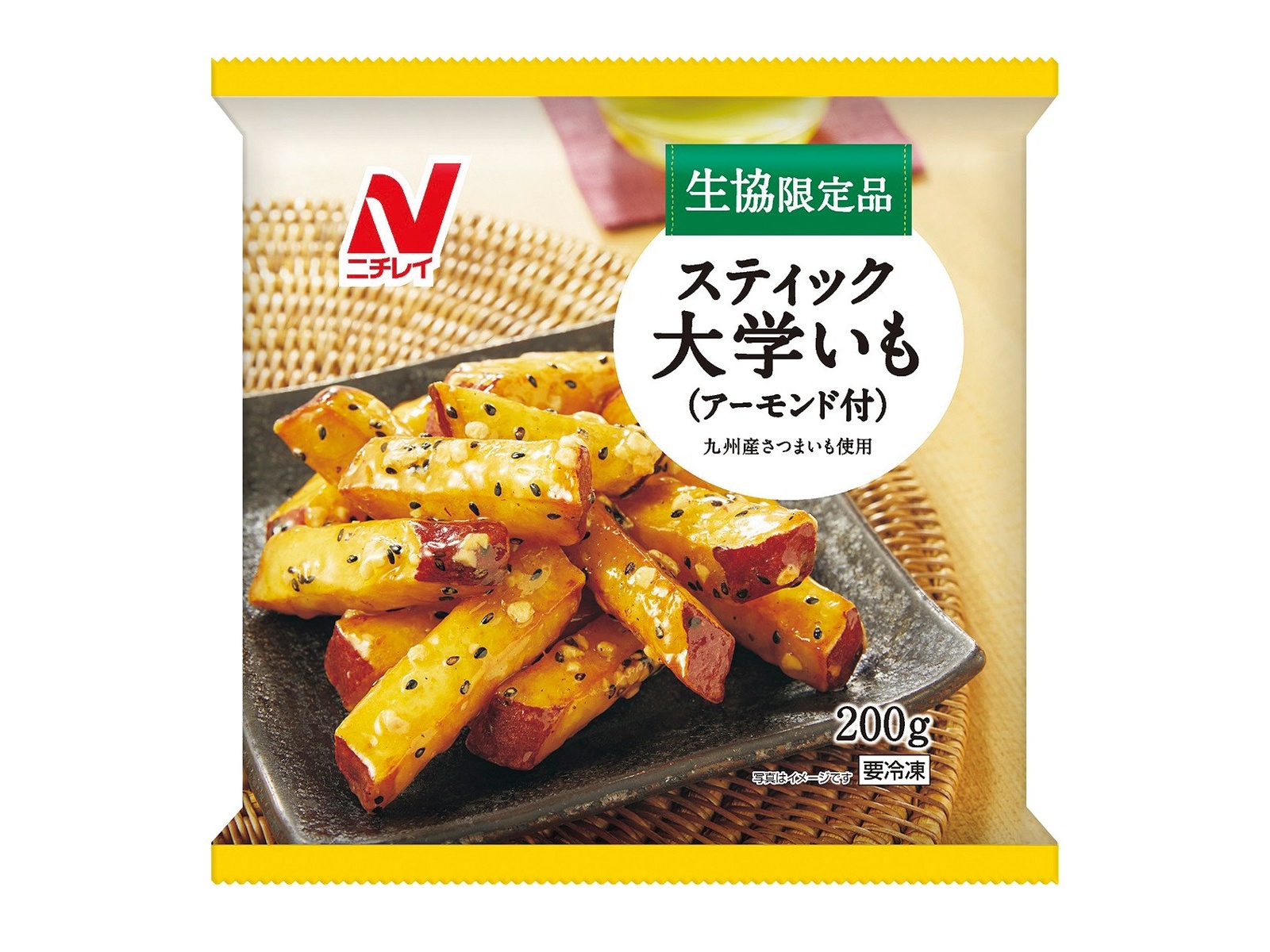 ニチレイ スティック大学いも（アーモンド付） 200g| コープ