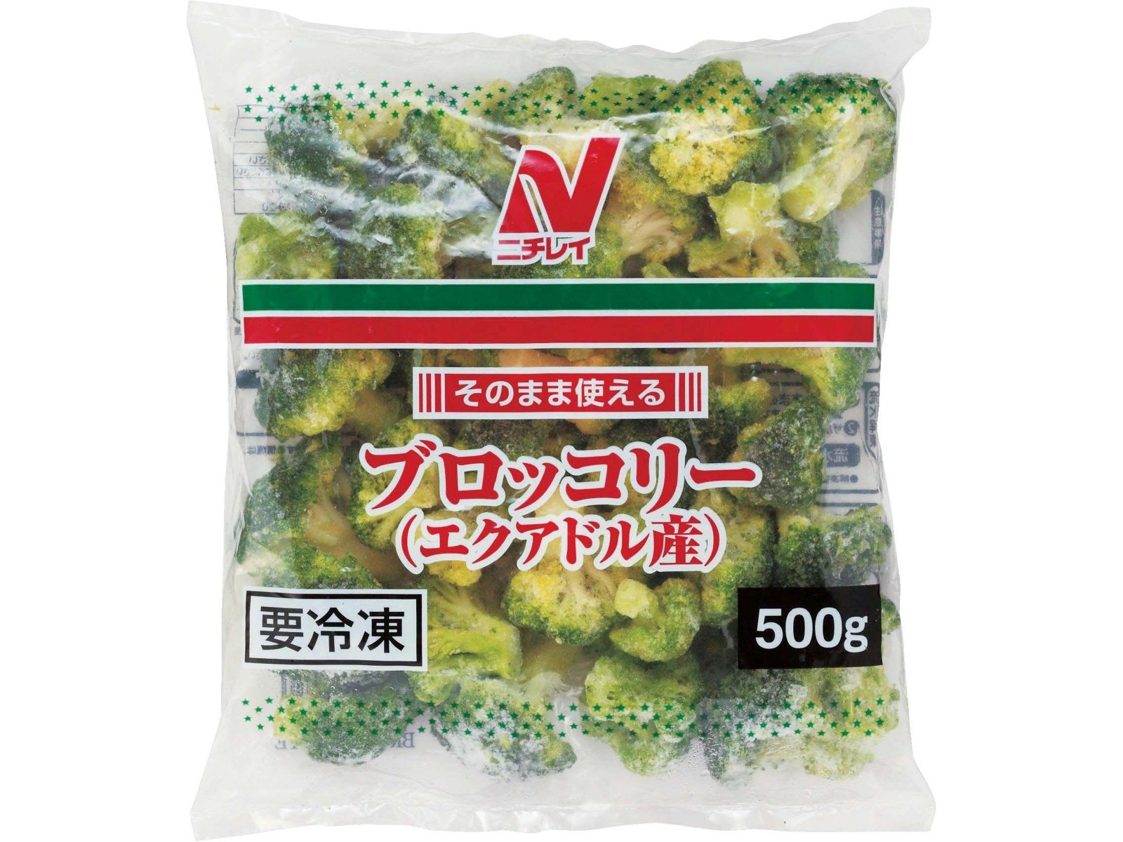 冷凍/ニチレイ(12袋)-　そのまま使えるブロッコリー　500g