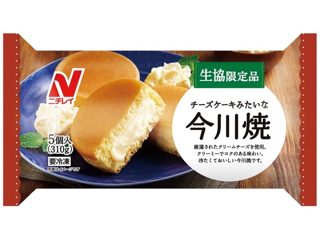 ニチレイ チーズケーキみたいな今川焼 5コ入(310g)| コープ ニチレイ チーズケーキみたいな今川焼 5コ入(310g)| コープ