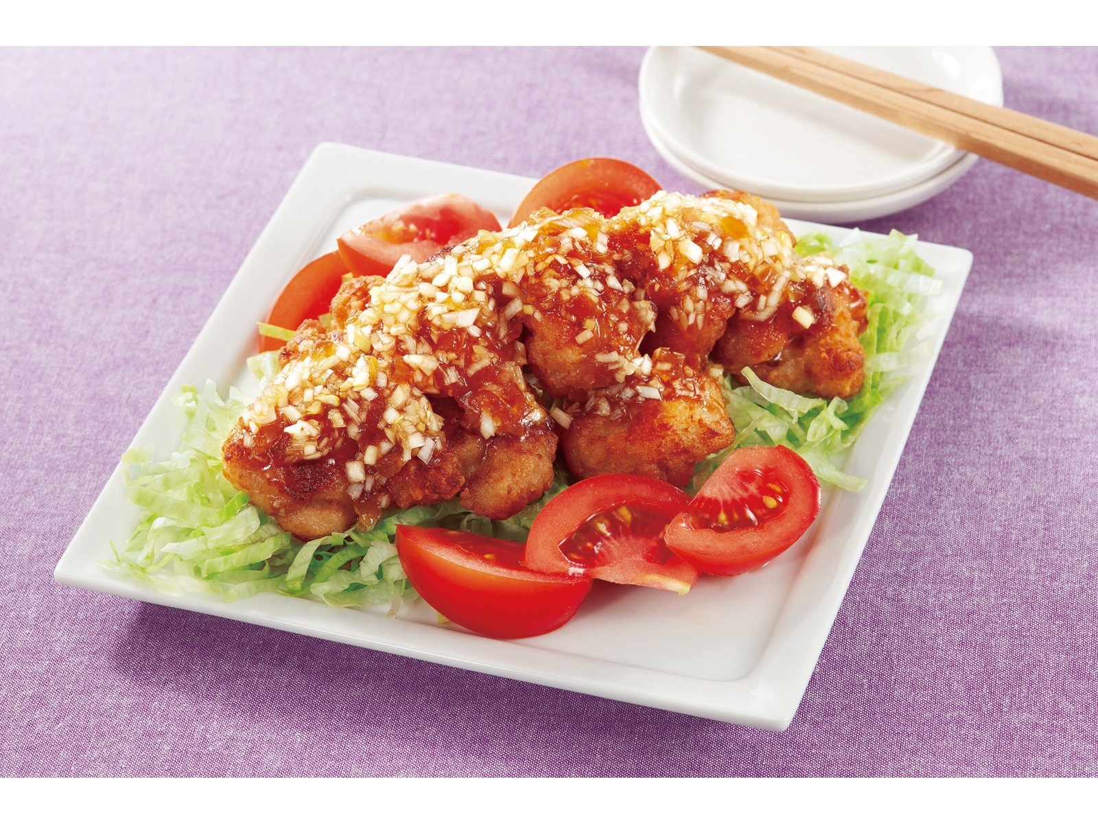 トレカ 油淋鶏 ニチレイ 香味ダレでさっぱり食べる！油淋鶏（ユーリンチー