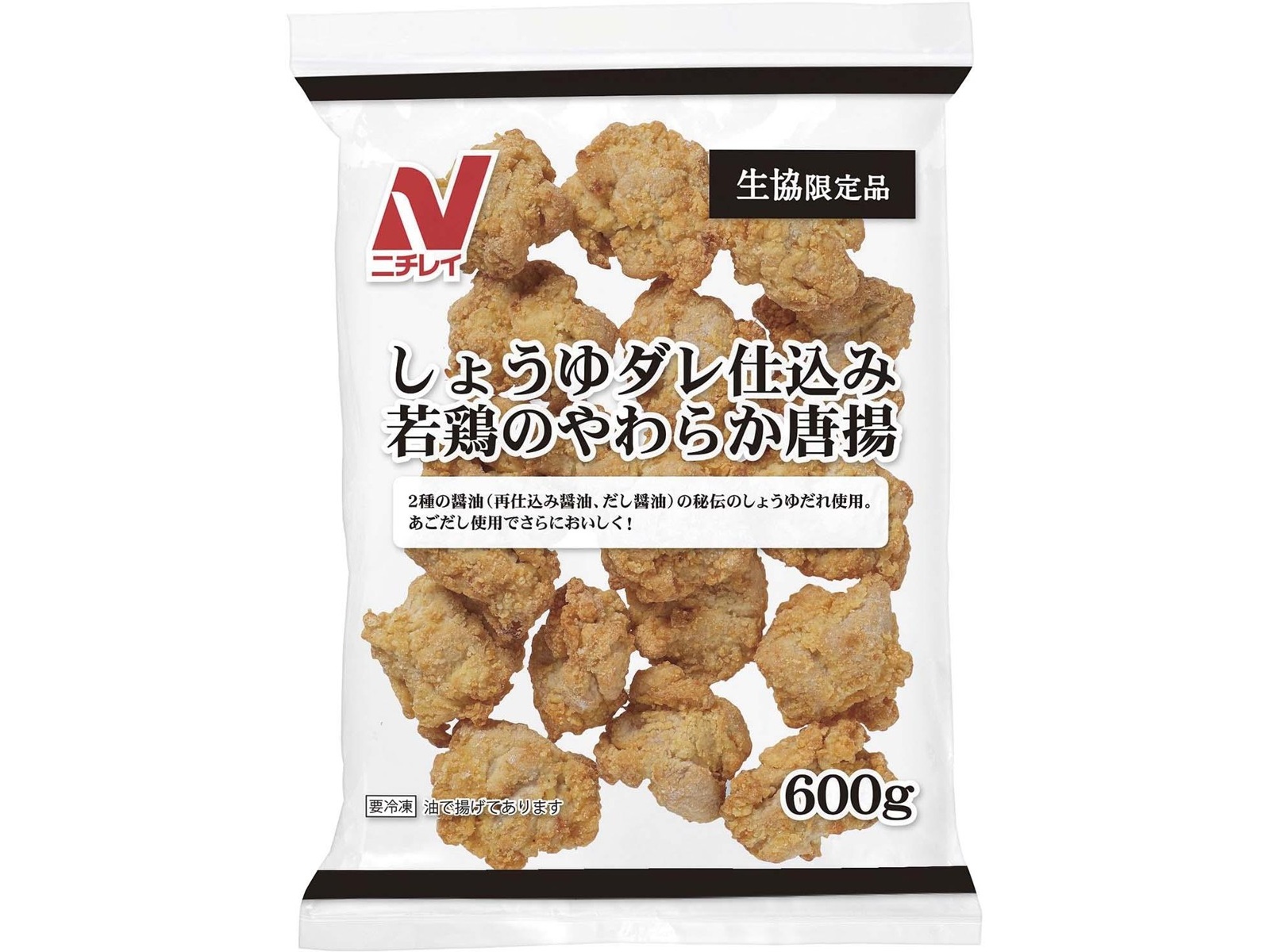 ニチレイ しょうゆダレ仕込み若鶏のやわらか唐揚 600g| コープ