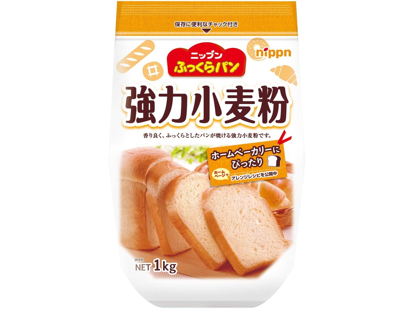 ニップン ふっくらパン強力小麦粉 1kg| コープこうべネット