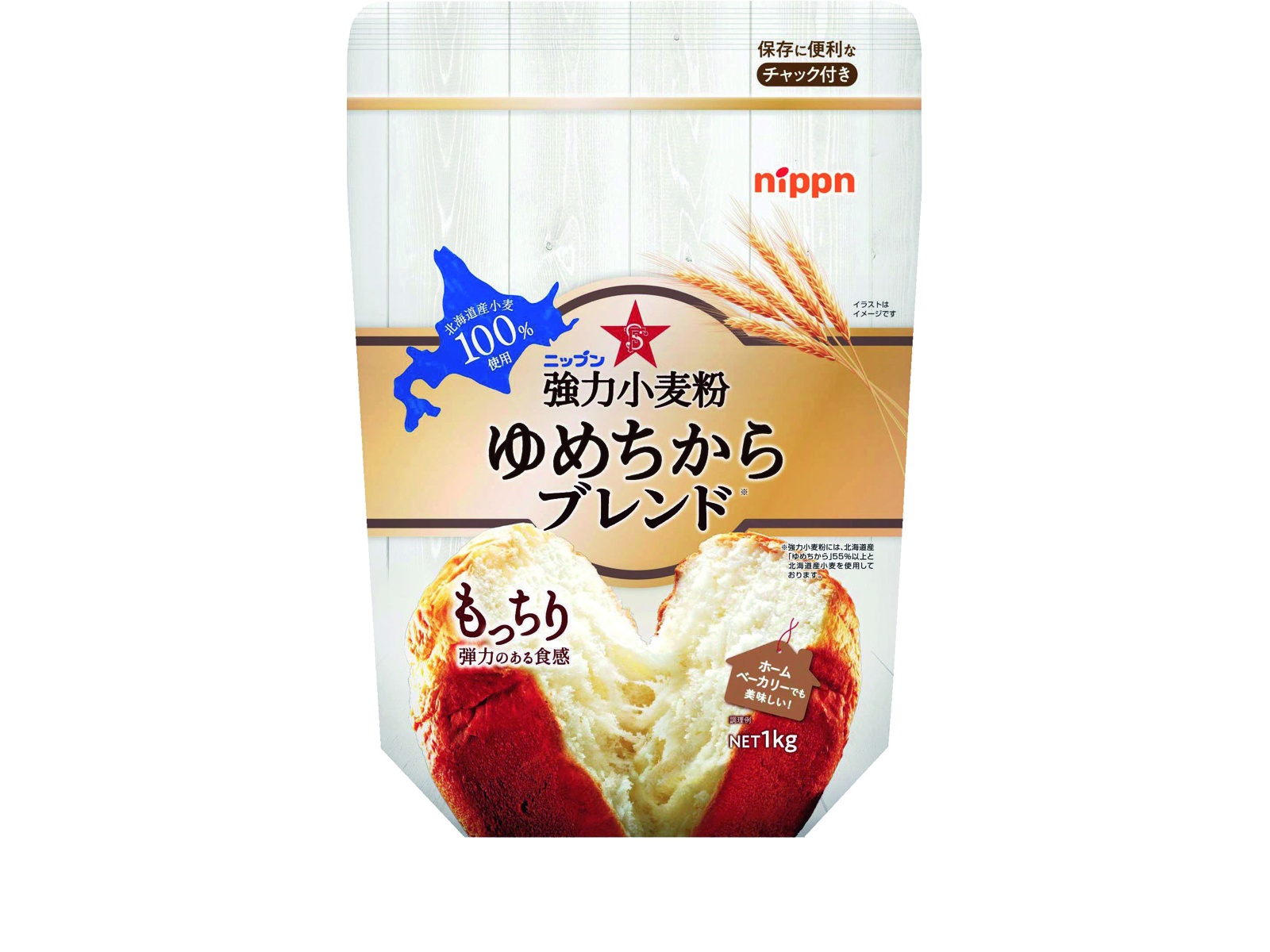 ニップン 強力小麦粉 ゆめちからブレンド 1kg| コープこうべネット