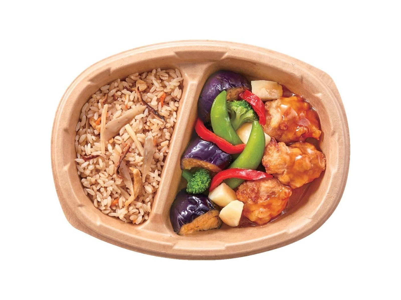 五目ごはん ニップン 五目ご飯と鶏と野菜の黒酢あん 1人前（300g）| コープ