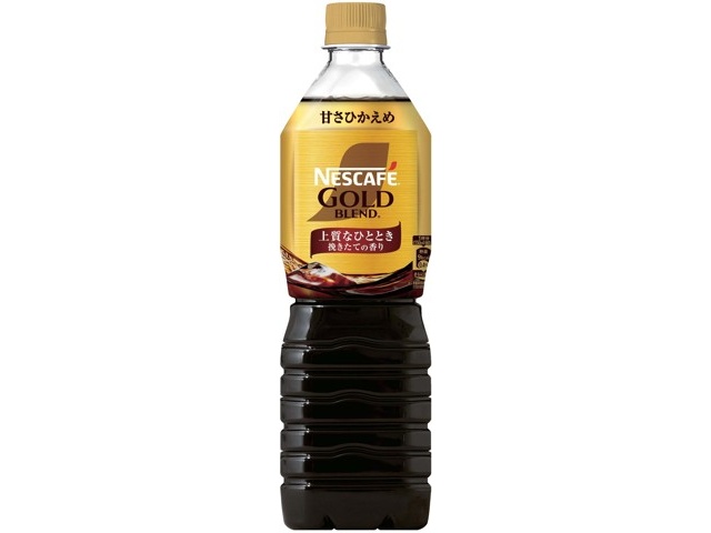 ﾈｽﾚ ネスカフェゴールドブレンドボトルコーヒー甘さひかえめ 900ml