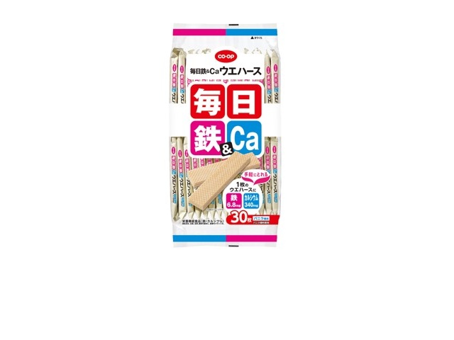 CO・OP 毎日鉄＆Caウエハース 30枚入| コープこうべネット