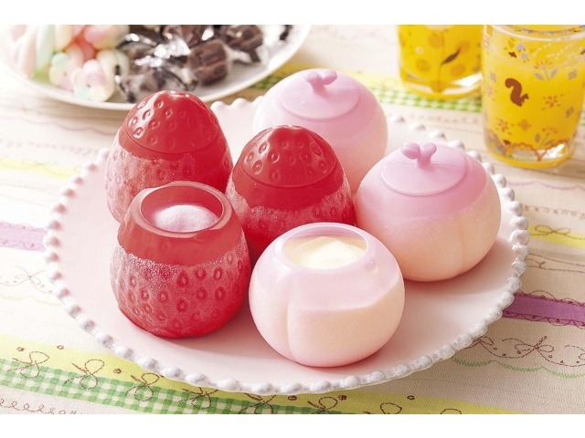 CO・OP 国産果汁を使ったいちごともものシャーベット 1袋（110ml×6コ入