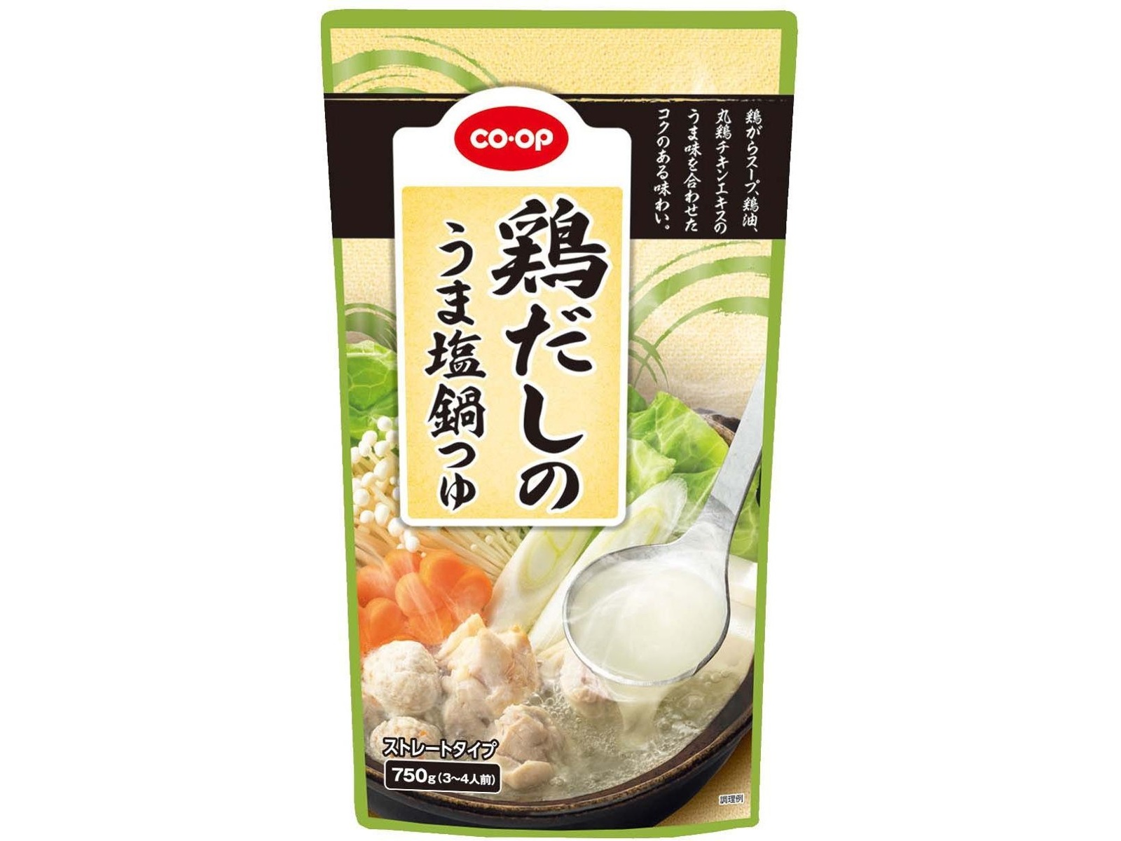 CO・OP 鶏だしのうま塩鍋つゆ 3～4人前| コープこうべネット
